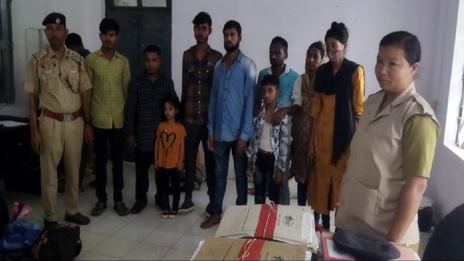 Tripura: 16 Bangladeshi nationals including five minors held in Dhalai district Tripura: 16 Bangladeshi nationals including five minors held in Dhalai district