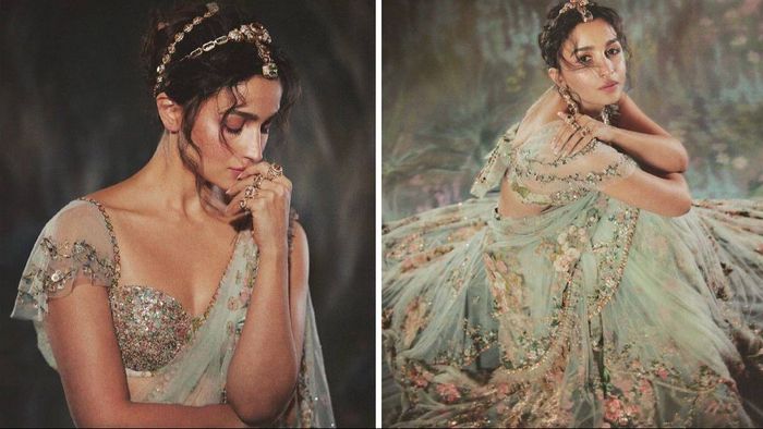 Alia Bhatt stuns in a Sabyasachi saree at Met Gala 2024.