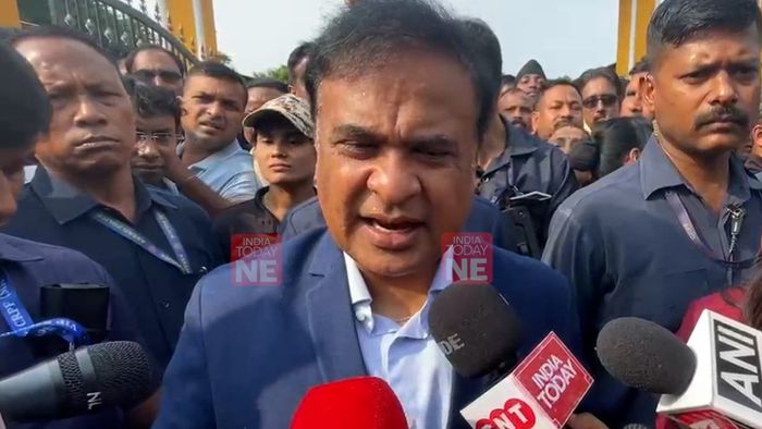 Assam CM Himanta Biswa Sarma votes for a different party symbol