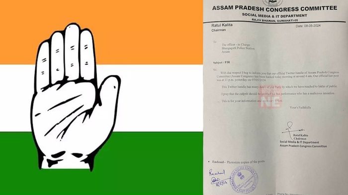 Congress' X Account Hacked in Assam