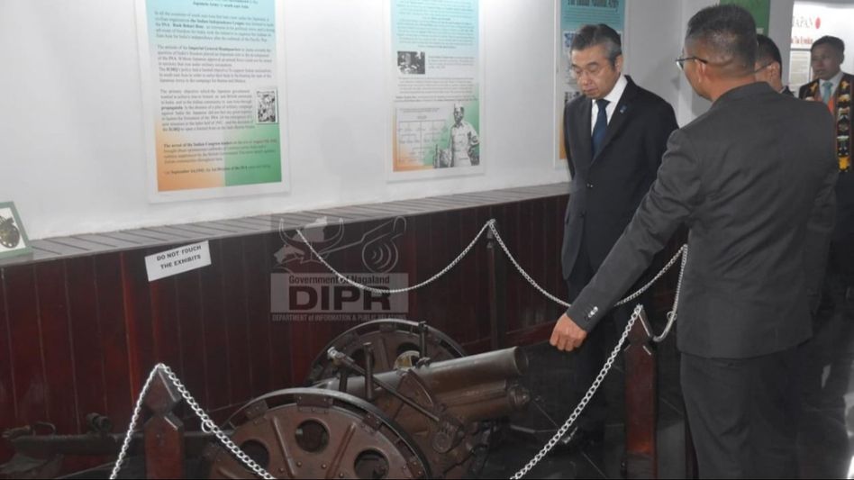 Nagaland: Japanese Ambassador Hiroshi Suzuki visits WW2 museum in Kisama Nagaland: Japanese Ambassador Hiroshi Suzuki visits WW2 museum in Kisama