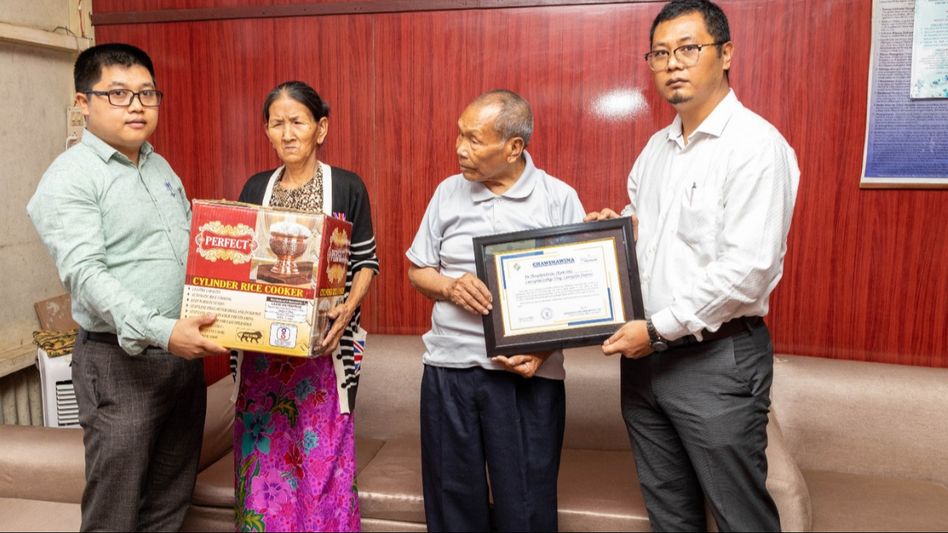 Mizoram’s Lawngtlai district felicitates two 100-plus-year-old voters Mizoram’s Lawngtlai district felicitates two 100-plus-year-old voters