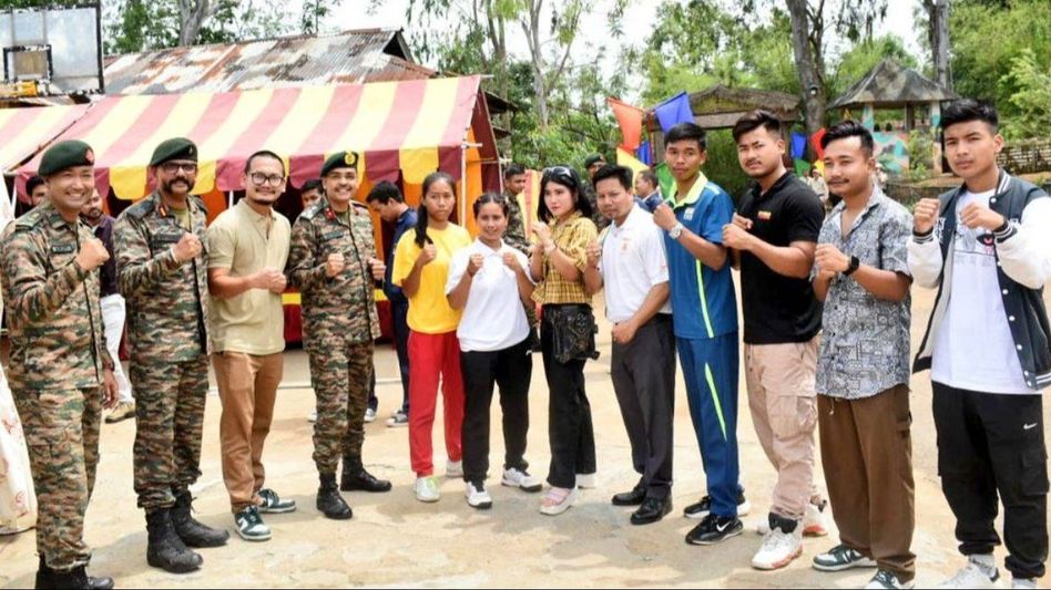 Indian Army felicitates young achievers of Manipur Super 50 programme Indian Army felicitates young achievers of Manipur Super 50 programme