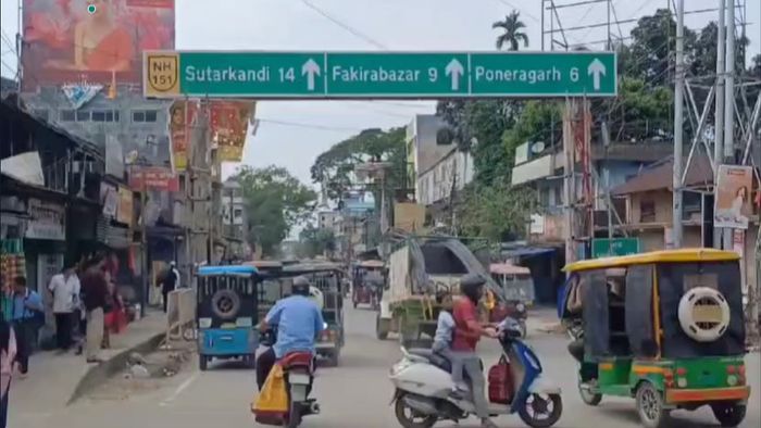 National Highway 151, a crucial link from Karimganj to Sutarkandi port, has deteriorated into a swamp-like path.