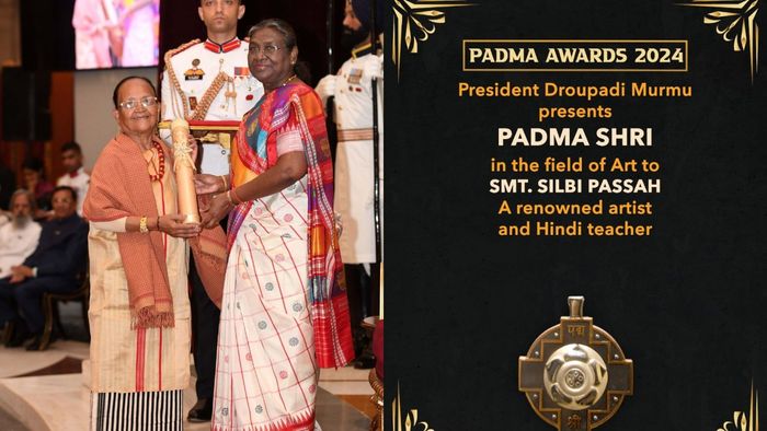 Meghalaya: Shillong artist Silbi Passah honoured with Padma Shri