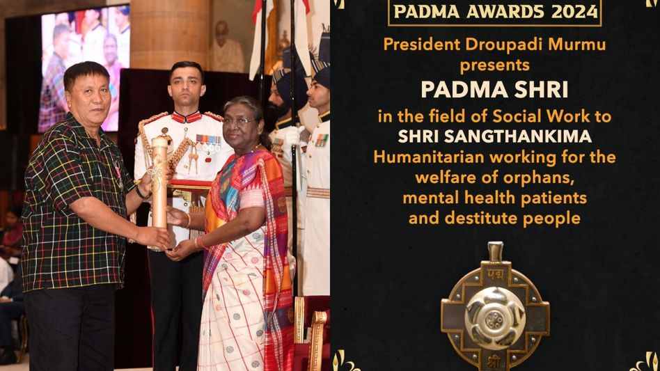 Mizoram social worker Sangthankima honoured with Padma Shri Mizoram social worker Sangthankima honoured with Padma Shri