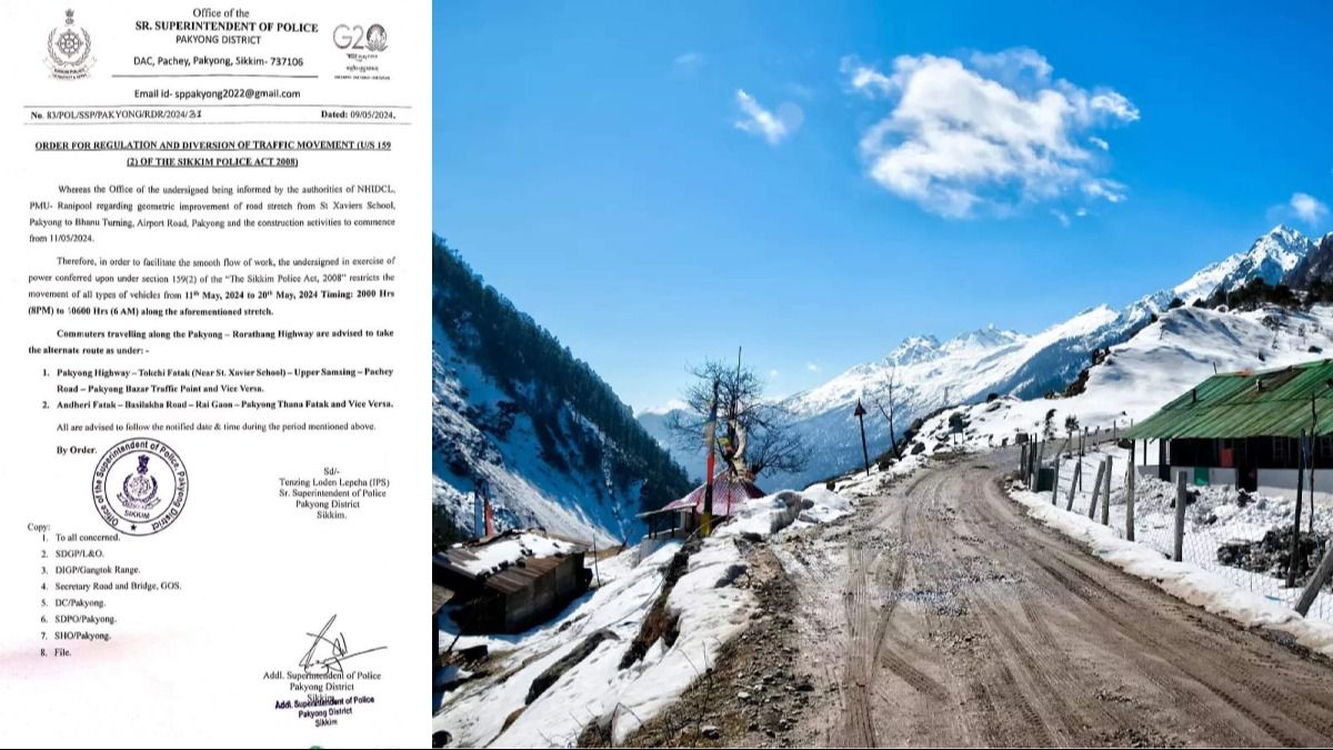 Sikkim: Vehicle movement restricted for 10 days in Pakyong district Sikkim: Vehicle movement restricted for 10 days in Pakyong district