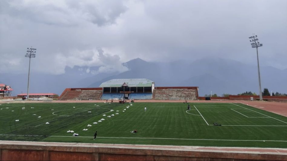 Arunachal: Tawang district set to complete installation of certified artificial football turf Arunachal: Tawang district set to complete installation of certified artificial football turf