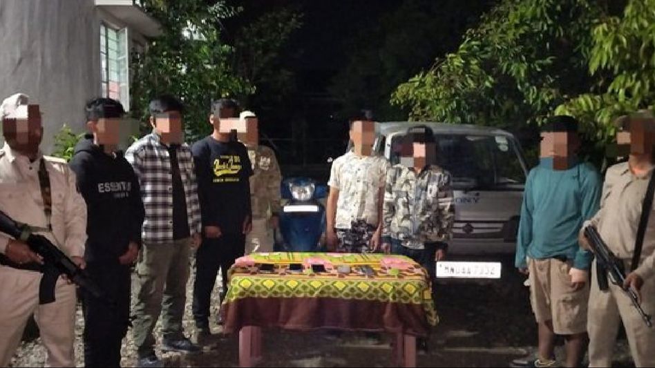 Manipur Police arrest 6 cadres of KCP(PWG) in Imphal East, arms and ammunition seized Manipur Police arrest 6 cadres of KCP(PWG) in Imphal East, arms and ammunition seized