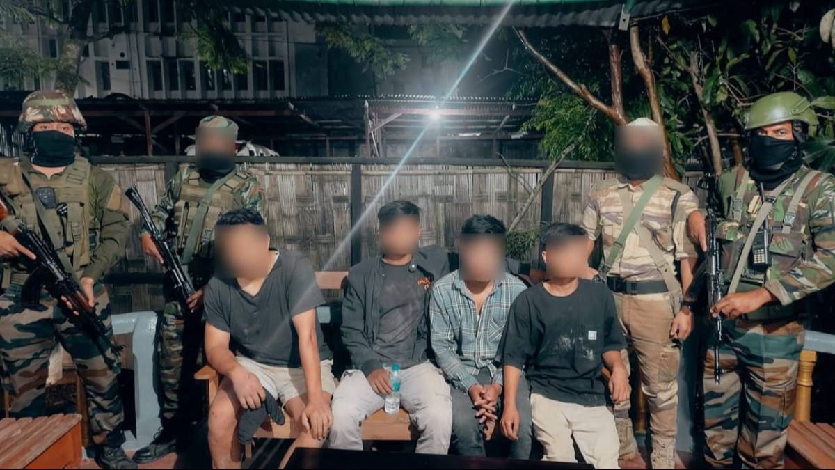 Manipur: Assam Rifles rescues four individuals allegedly abducted in Charangpat 