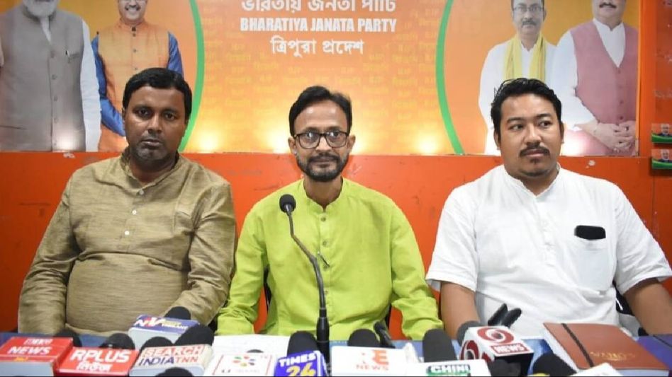 Tripura: State BJP slams CPIM for confusing people with baseless statements Tripura: State BJP slams CPIM for confusing people with baseless statements