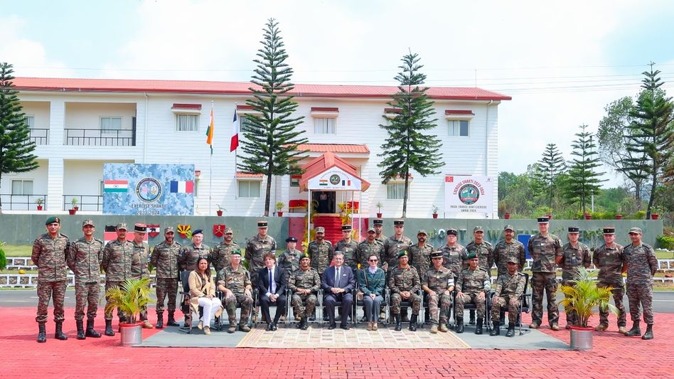 India-France joint military exercise "SHAKTI" commences in Meghalaya India-France joint military exercise "SHAKTI" commences in Meghalaya