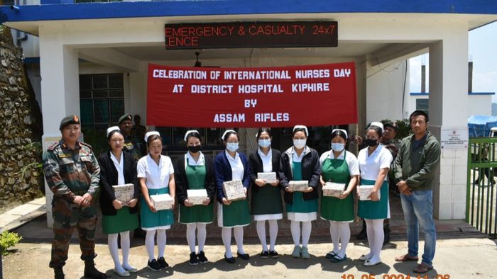 Assam Rifles Honors Nurses on International Nurses Day