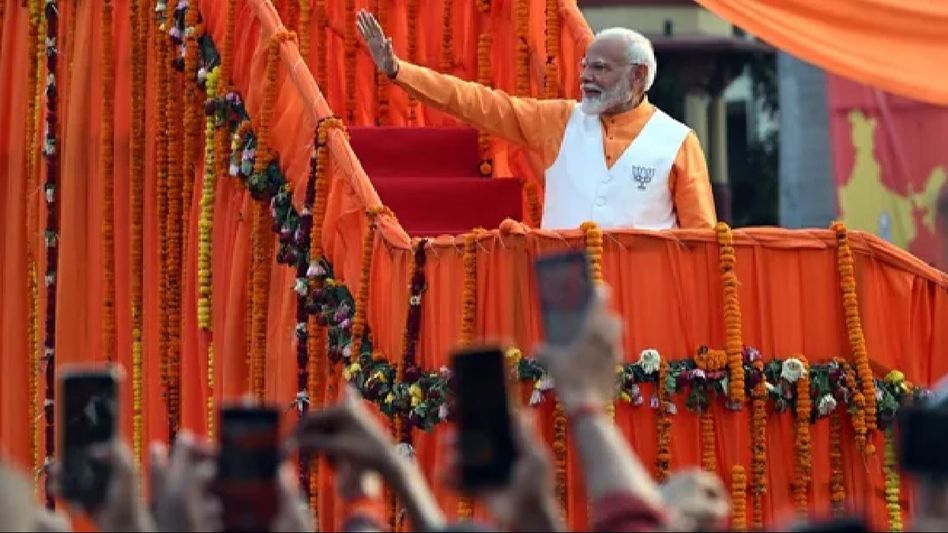 PM Modi files his nomination from Varanasi LS constituency PM Modi files his nomination from Varanasi LS constituency
