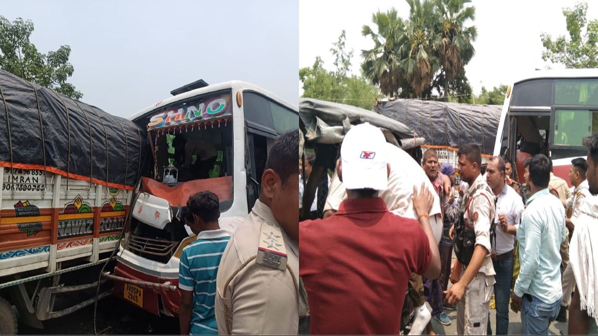 Vehicle carrying Assam Police personnel meets with accident in Bihar, 2 in critical condition Vehicle carrying Assam Police personnel meets with accident in Bihar, 2 in critical condition