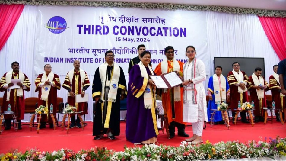 Manipur Governor attends 3rd convocation of IIIT Senapati, two students awarded Manipur Governor attends 3rd convocation of IIIT Senapati, two students awarded