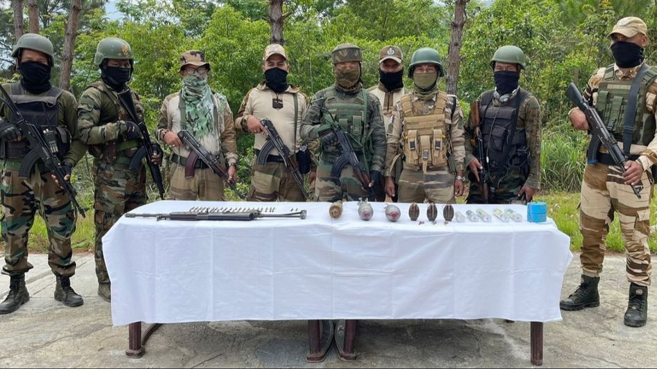 Manipur police destroy massive cache of narcotics in Imphal West Manipur police destroy massive cache of narcotics in Imphal West