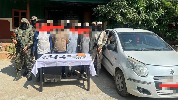 Manipur: Secuity forces nab four KCP cadres on charges of extortion