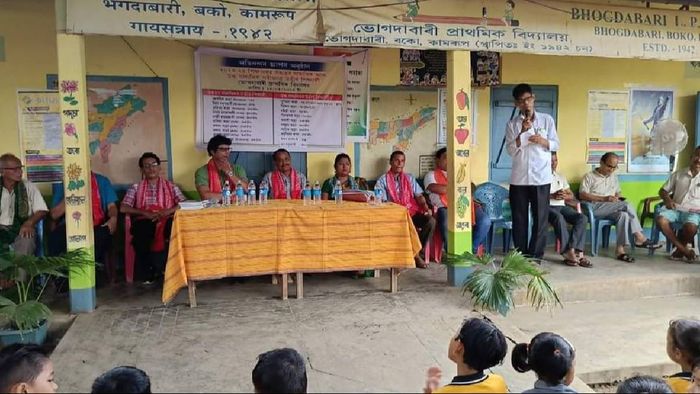 Assam: British-era school celebrates success, Bhogdabari Primary School honors HSLC and HS exam students
