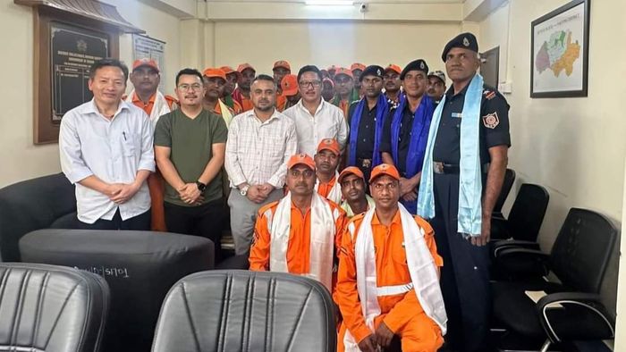 Successful rescue operation saves six workers trapped in Pakyong landslide