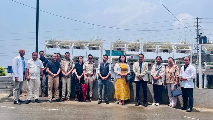 Nagaland: Vertical garden inaugurated at Naga Hospital Authority Kohima to improve air quality