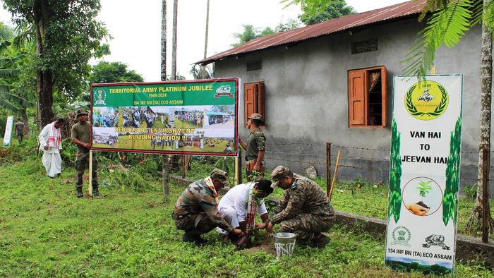 134 ETF's Mass Plantation Drive Marks Platinum Jubilee