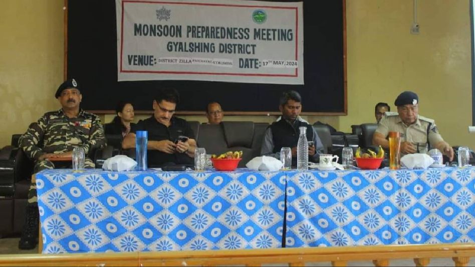 Sikkim: Monsoon preparedness meet held; emphasis laid on time bound planning Sikkim: Monsoon preparedness meet held; emphasis laid on time bound planning