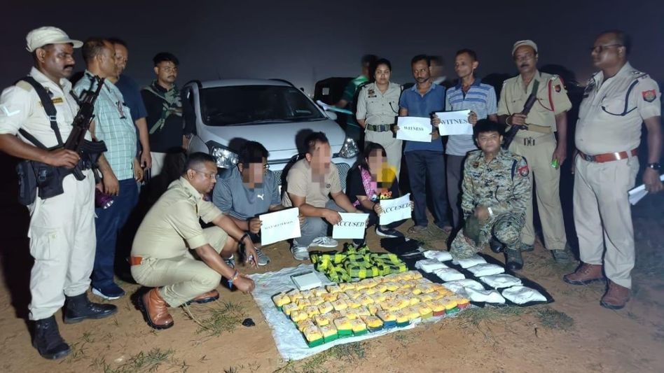 Assam: Massive drug haul of Rs 105 crore in Cachar  Assam: Massive drug haul of Rs 105 crore in Cachar