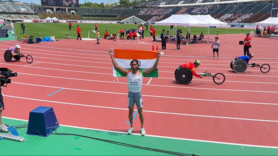 World Para Athletics Championships 2024: Deepthi Jeevanji wins India’s first gold medal in women’s M T20 category World Para Athletics Championships 2024: Deepthi Jeevanji wins India’s first gold medal in women’s M T20 category