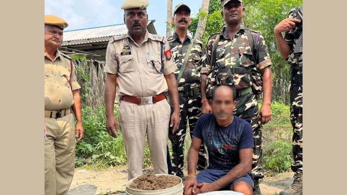 Assam Police apprehend one with 8.5 kg of suspected marijuana in Chirang
