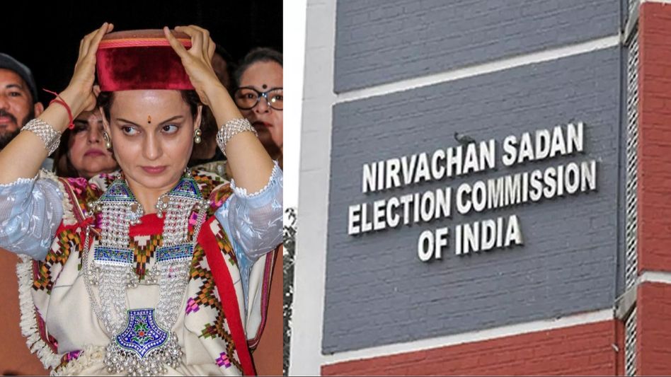 BJP files complaint with ECI over alleged stone pelting incident at Kangana Ranaut's rally BJP files complaint with ECI over alleged stone pelting incident at Kangana Ranaut's rally