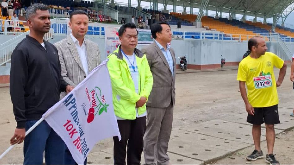 Sikkim: Over 115 runners participate in Happiness Run 2024, in Geyzing Sikkim: Over 115 runners participate in Happiness Run 2024, in Geyzing