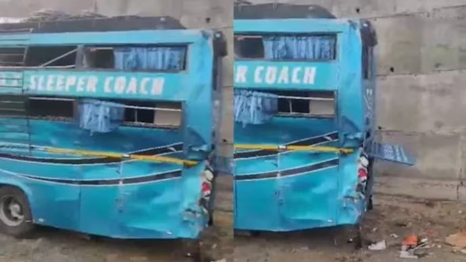Madhya Pradesh: 2 dead, 41 injured as bus falls off bridge in Raigarh Madhya Pradesh: 2 dead, 41 injured as bus falls off bridge in Raigarh