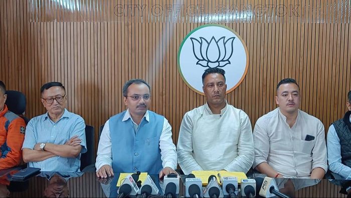 BJP warns of impending post-poll violence in state, demands transparency in Sikkim Urja limited sale