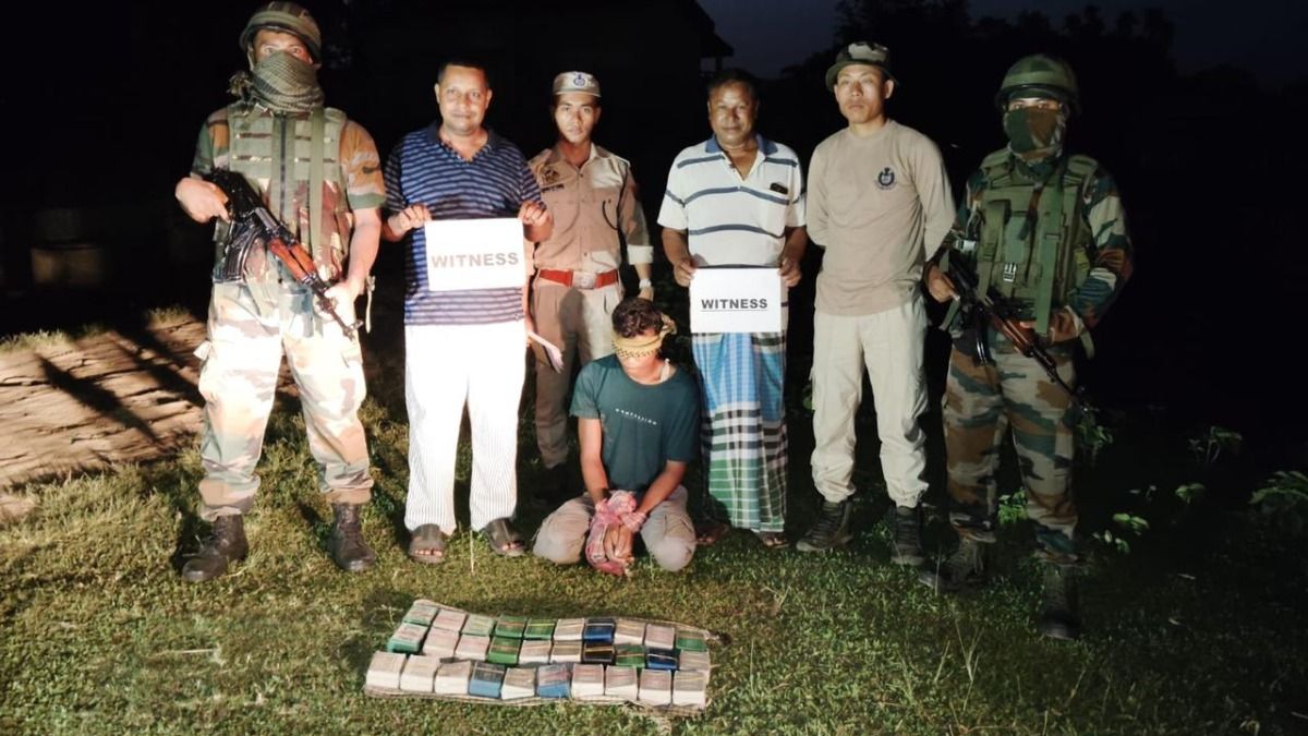 Heroin worth over 3 crore seized, one arrested in Assam's Cachar District Heroin worth over 3 crore seized, one arrested in Assam's Cachar District