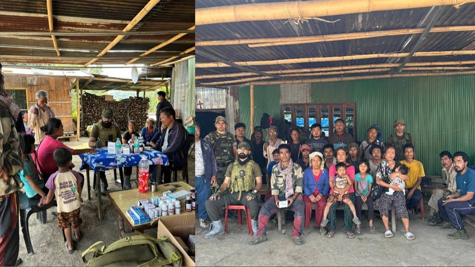 Manipur: Assam Rifles conducts medical camp for children in Kangchup Manipur: Assam Rifles conducts medical camp for children in Kangchup