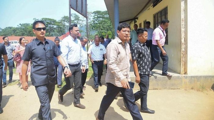 Meghalaya CM inspects North Garo Hills school after construction complaints