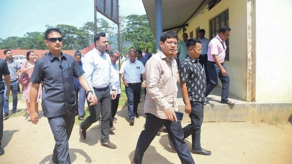 Meghalaya CM inspects North Garo Hills school after construction complaints Meghalaya CM inspects North Garo Hills school after construction complaints