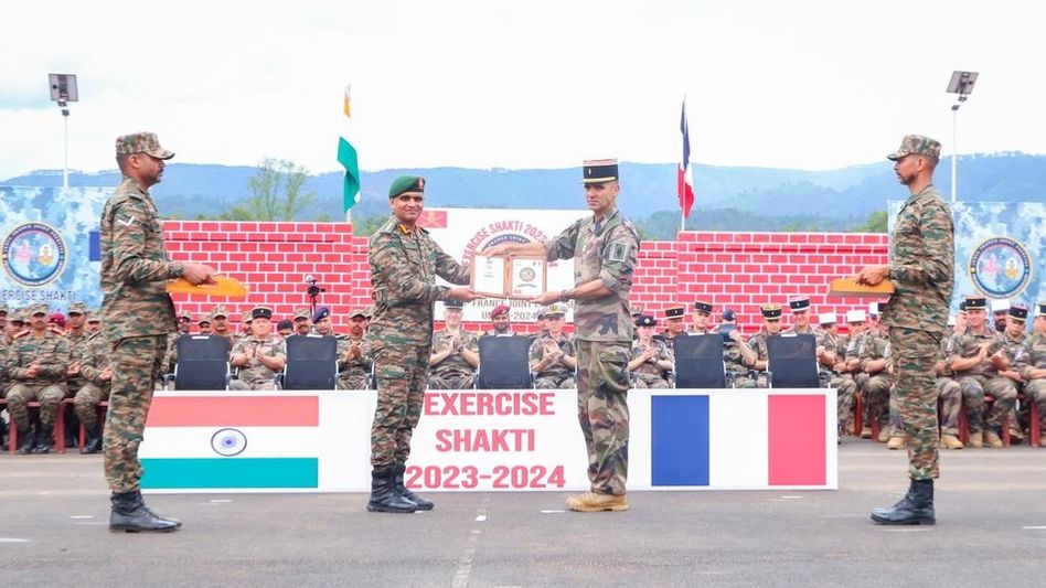 7th edition of Joint Military Exercise 'Shakti' concludes in Meghalaya 7th edition of Joint Military Exercise 'Shakti' concludes in Meghalaya