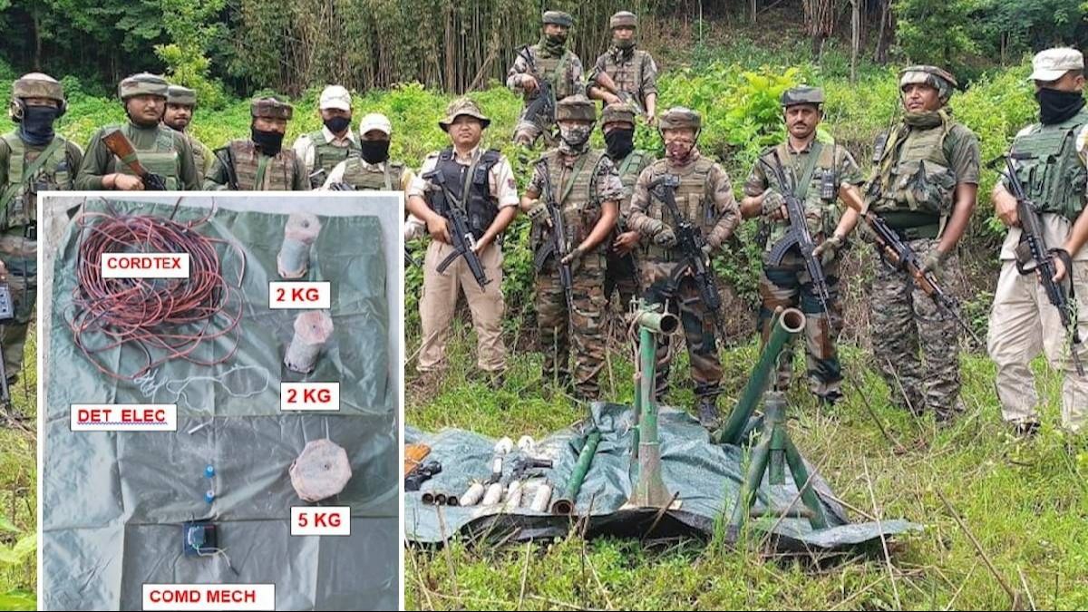 Manipur: Security forces seize remote-controlled IEDs and ammunition in Imphal East Manipur: Security forces seize remote-controlled IEDs and ammunition in Imphal East