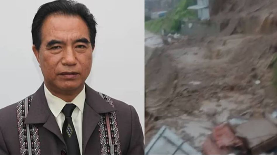 Mizoram CM Lalduhoma holds emergency meet, says “monitoring the landslide situation” Mizoram CM Lalduhoma holds emergency meet, says “monitoring the landslide situation”