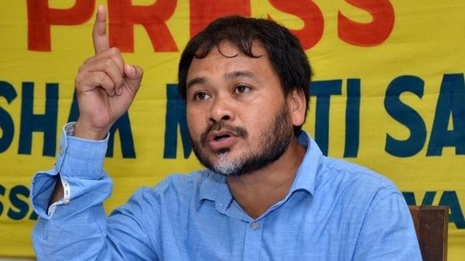 Akhil Gogoi calls for unification of regional parties in Assam Akhil Gogoi calls for unification of regional parties in Assam