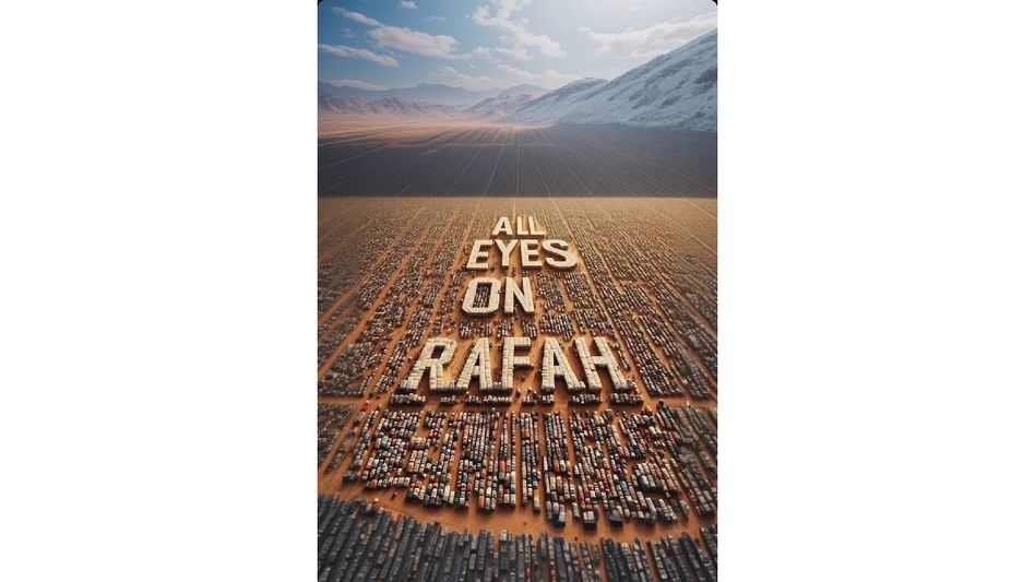 "All Eyes on Rafah" trending on social media as Israel steps up offensive on Gaza "All Eyes on Rafah" trending on social media as Israel steps up offensive on Gaza