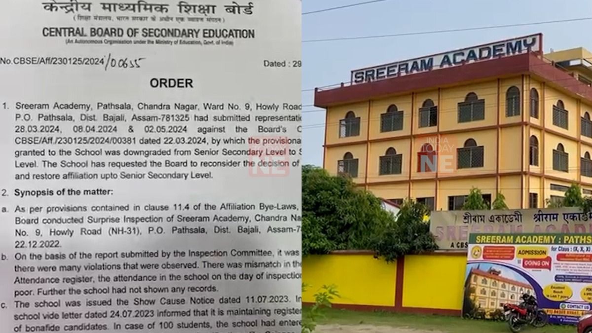 CBSE restores affiliation for Sreeram Academy up to senior secondary level