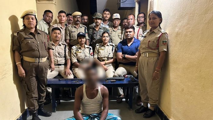 Samsul Haque arrested in Laharighat with cache of weapons