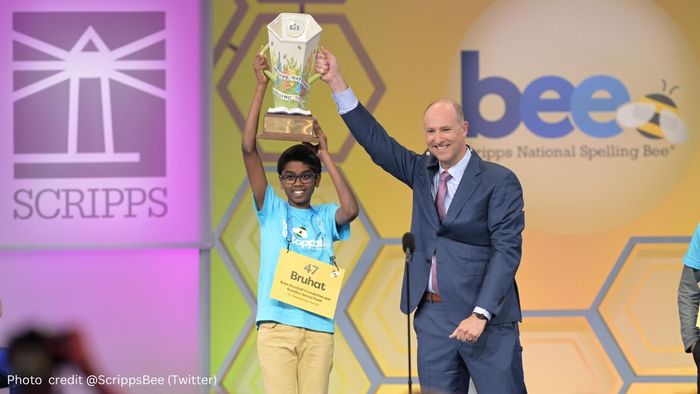 Young Indian-American Bruhat Soma wins Scripps National Spelling Bee