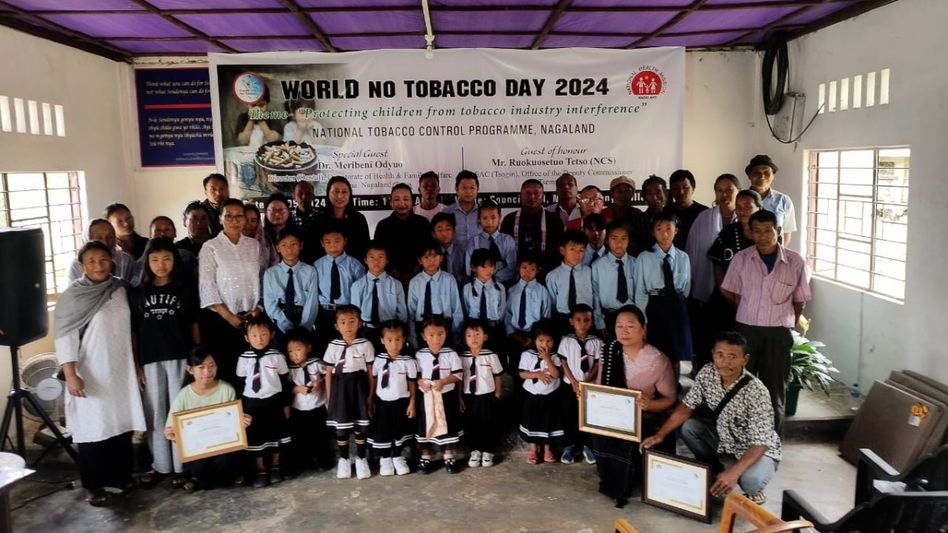 Nagaland's New Sendenyu declared tobacco-free village Nagaland's New Sendenyu declared tobacco-free village