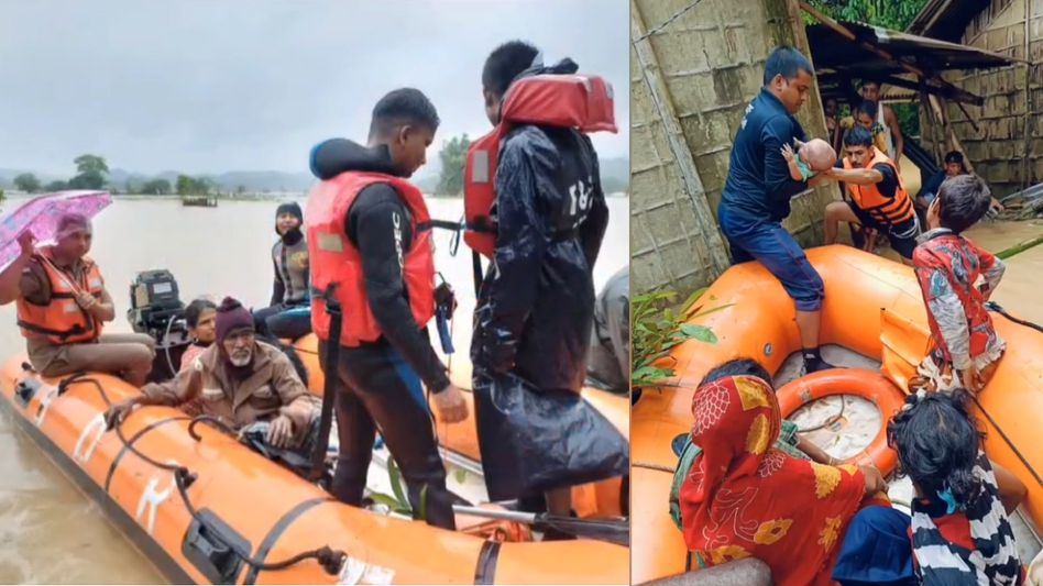 Assam: Forest department, SDRF saves 450 lives amidst post-Cyclone Remal chaos Assam: Forest department, SDRF saves 450 lives amidst post-Cyclone Remal chaos