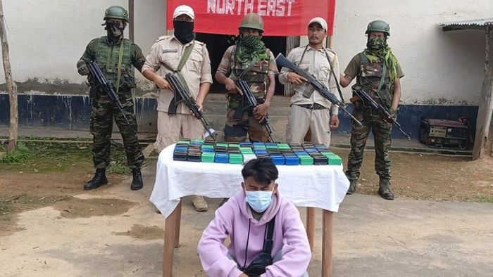 Manipur Police arrests one, seizes drugs; recovers arms, ammunition