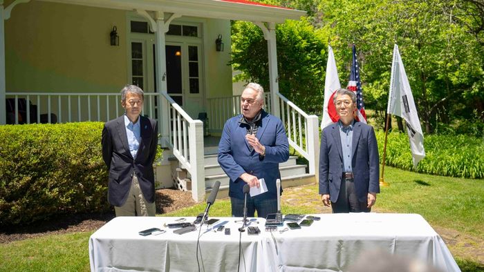 *US, Japan, South Korea unite against N. Korea's missile launches, maritime claims* (Credit @DeputySecState on Twitter)